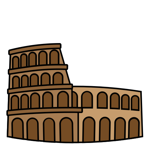 coliseo Generic Outline Color icono