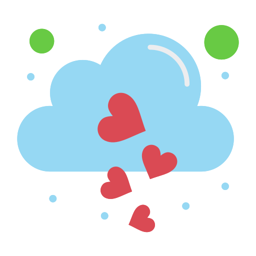 Falling in love Flatart Icons Flat icon