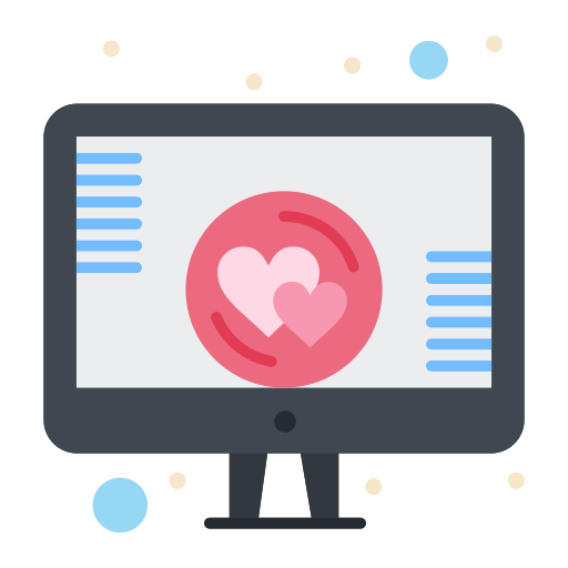 Online dating Flatart Icons Flat icon