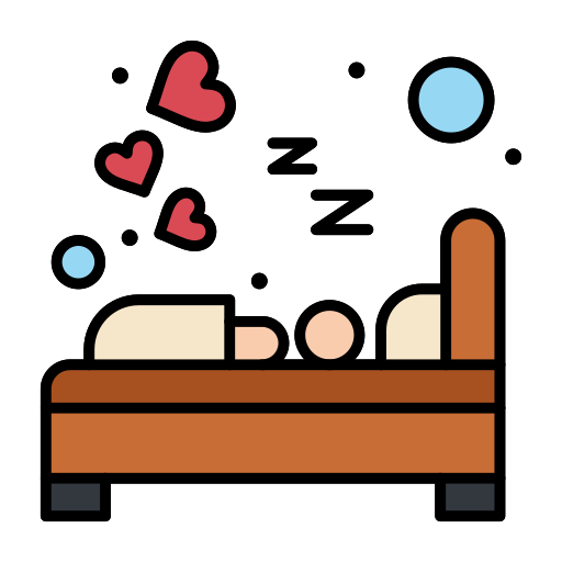 Bedroom Flatart Icons Lineal Color icon