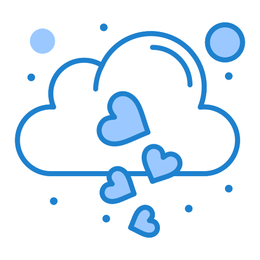 Falling in love Generic Blue icon