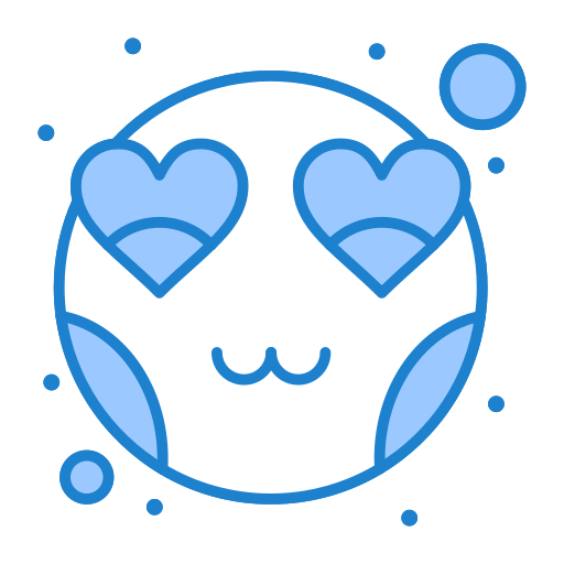 Smiley Generic Blue icon