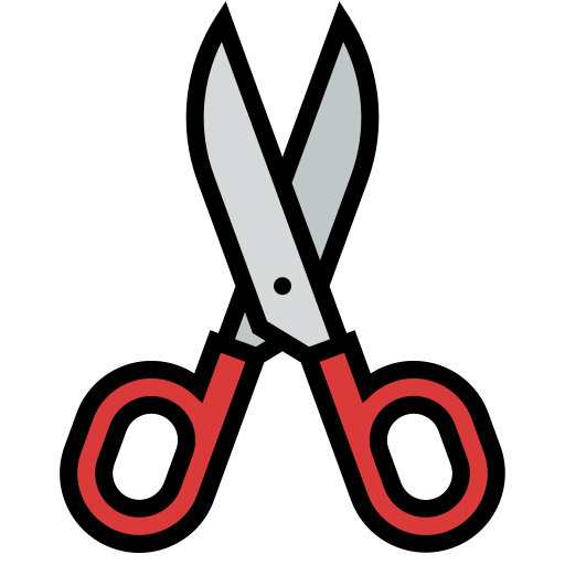 Scissors Generic Outline Color icon