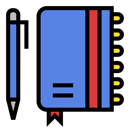 zeszyt Generic Outline Color ikona