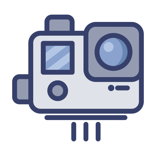 Gopro Generic Outline Color icon