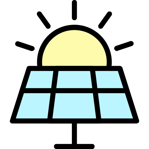 Солнечная панель Generic Outline Color иконка
