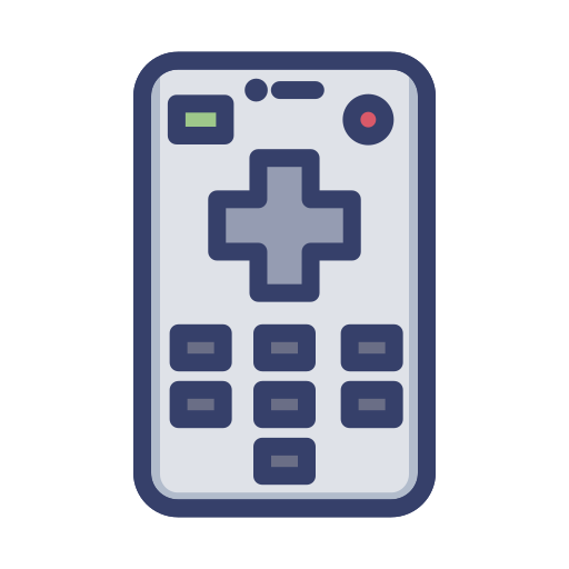 Remote Generic Outline Color icon
