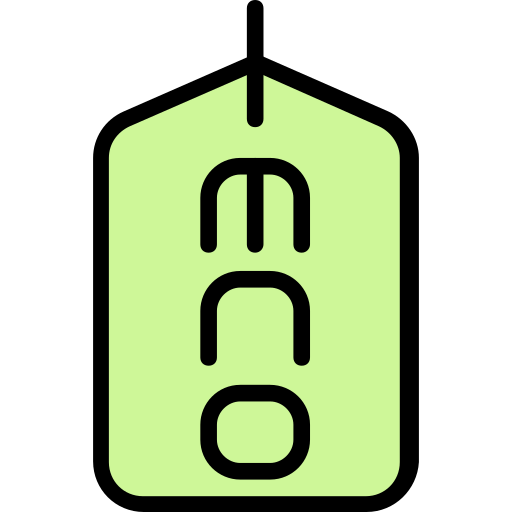 etikett Generic Outline Color icon