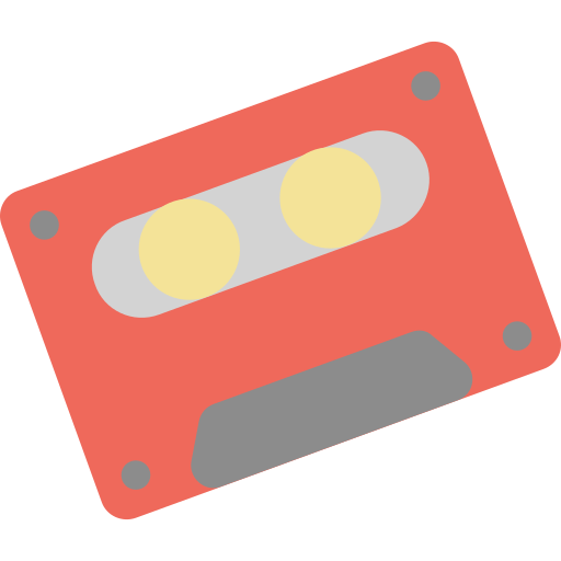 카세트 Generic Flat icon