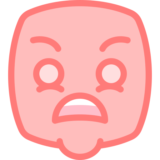 Angry Detailed color Lineal color icon