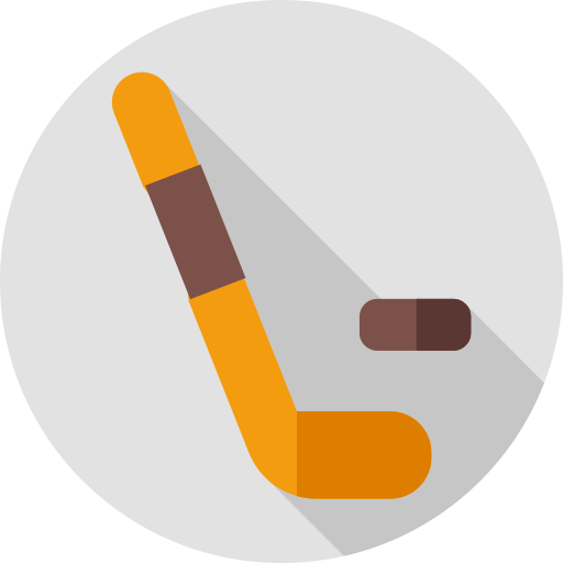 Hockey Flat Circular Flat icon