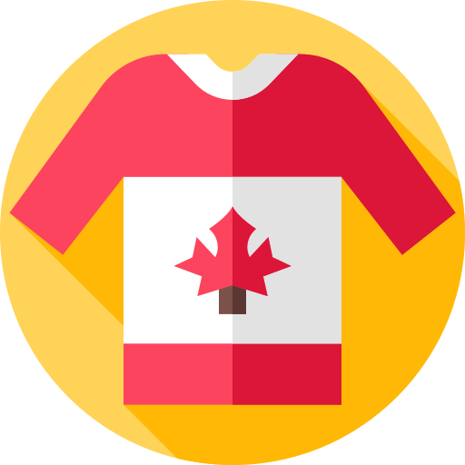 Canada Flat Circular Flat icon