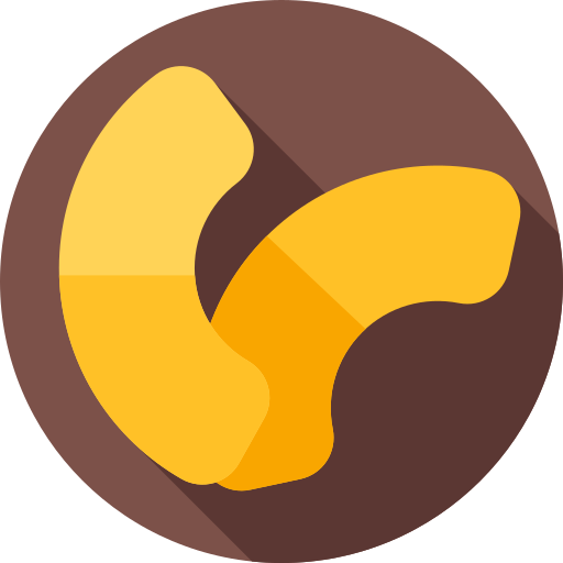 macarrones Flat Circular Flat icono