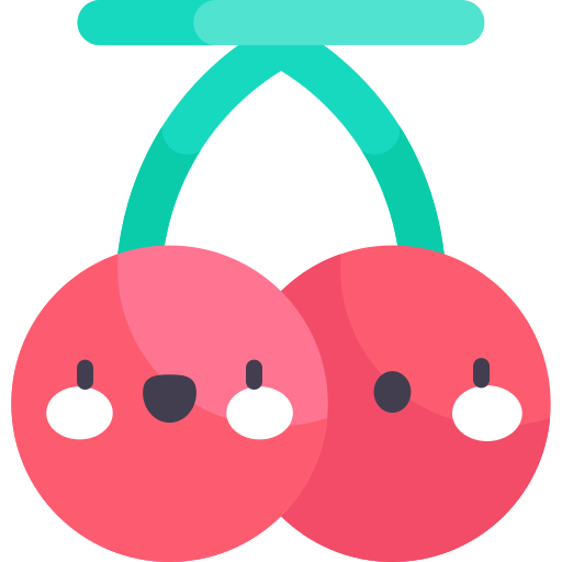 Cherry Kawaii Flat icon