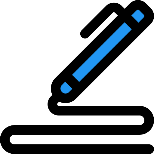 Pen Pixel Perfect Lineal Color icon