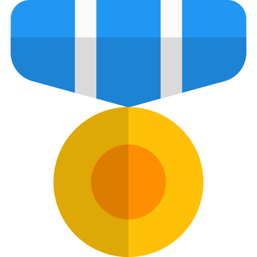 insignias Pixel Perfect Flat icono