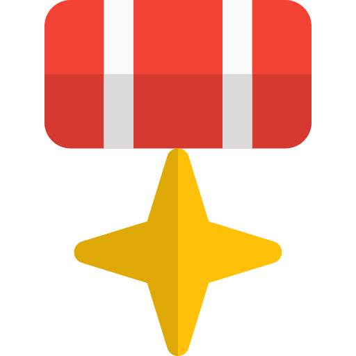 medal Pixel Perfect Flat ikona