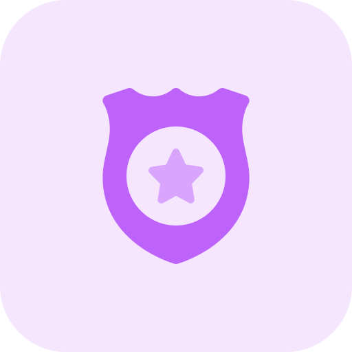 polizist Pixel Perfect Tritone icon