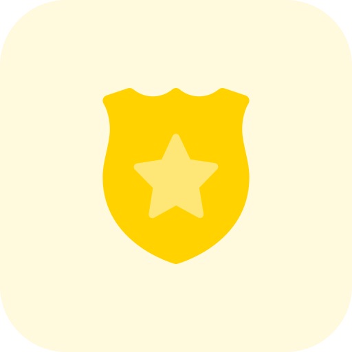 policía Pixel Perfect Tritone icono