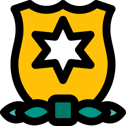 polizei Pixel Perfect Lineal Color icon