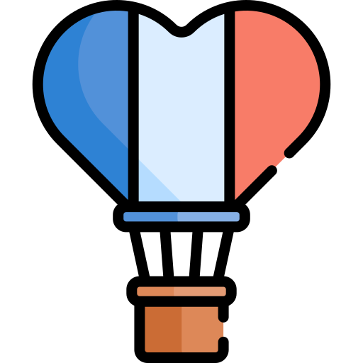 Воздушный шар Special Lineal color иконка