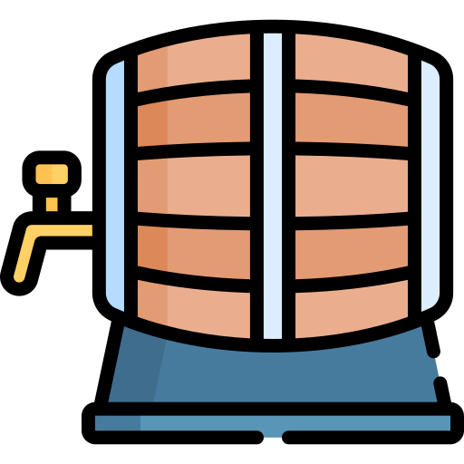 Wine barrel Special Lineal color icon