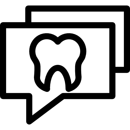 tandarts chatten  icoon
