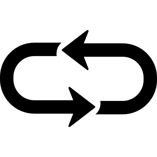 ciclo di frecce  icona