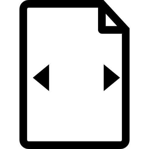 Document width  icon