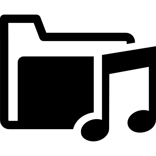 cartella musica  icona