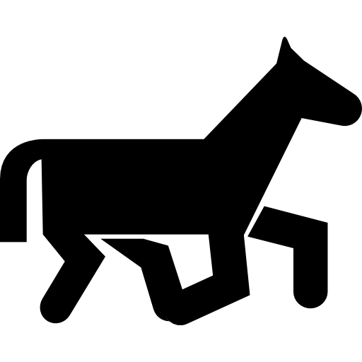 caballo de dibujos animados  icono