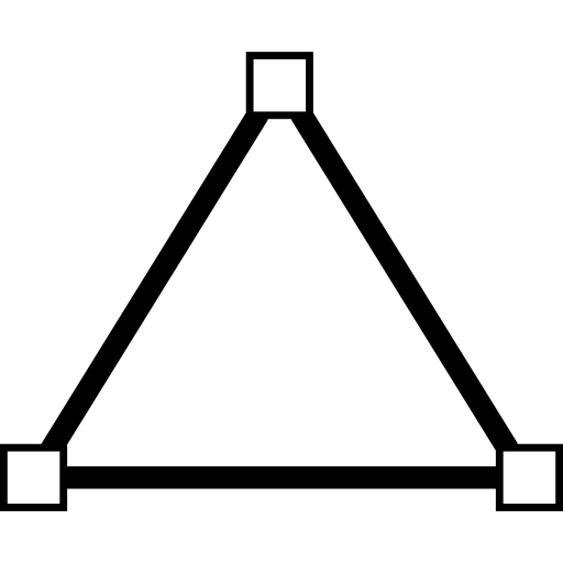 vettore triangolo  icona