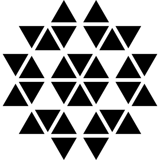 ornamento poligonal  Ícone