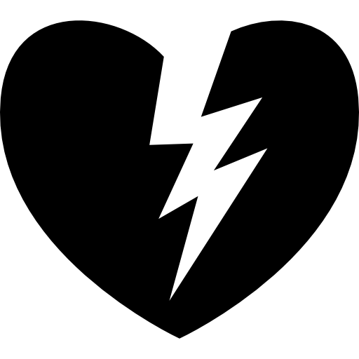 corazón roto  icono