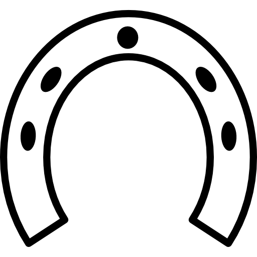 馬蹄形のアウトライン  icon