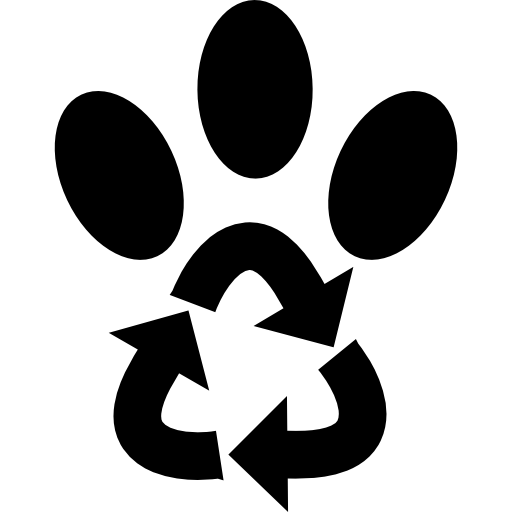 Recycle footprint  icon