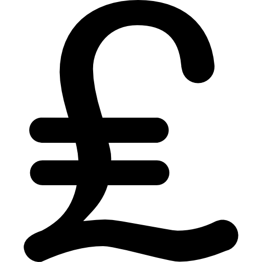 símbolo de moneda de la lira de turquía  icono