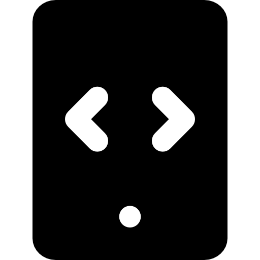 코딩 Basic Black Solid icon