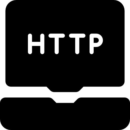 http Basic Black Solid icon
