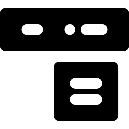 Menu Basic Black Solid icon