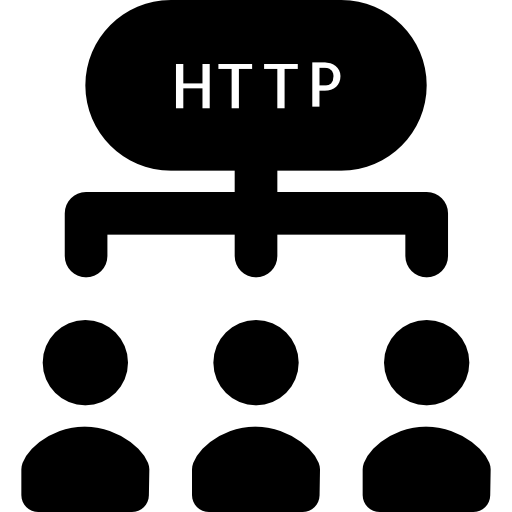 http Basic Black Solid icon