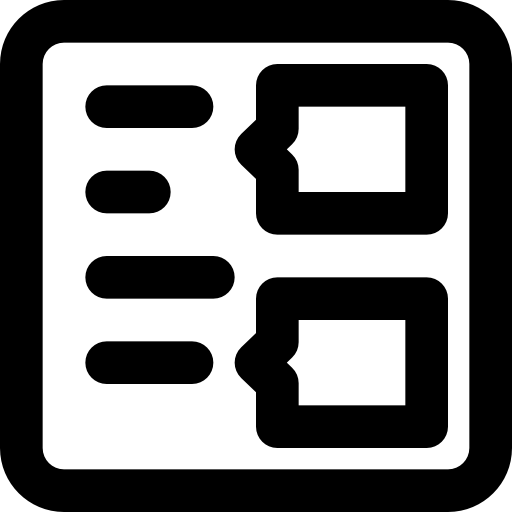 web Basic Black Outline icono