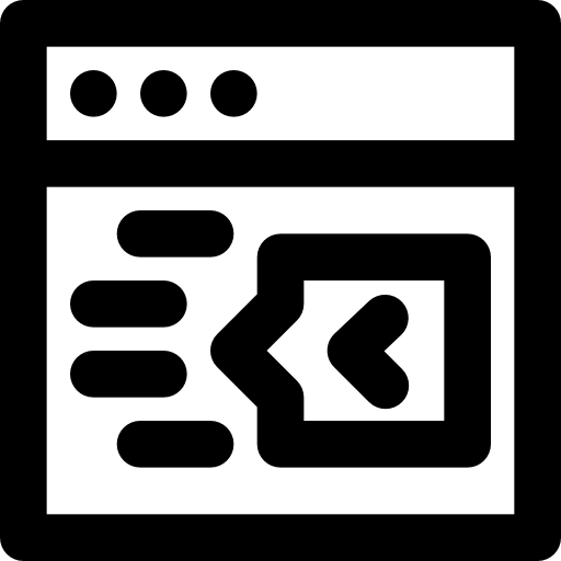 ブラウザ Basic Black Outline icon