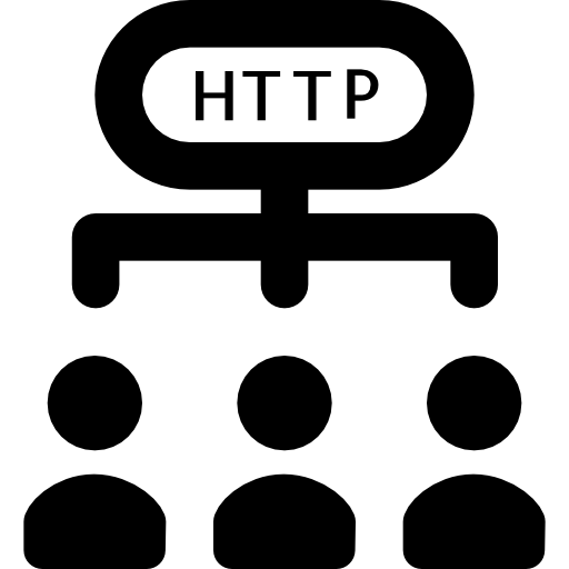 Http Basic Black Outline icon