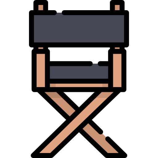 silla de director Special Lineal color icono