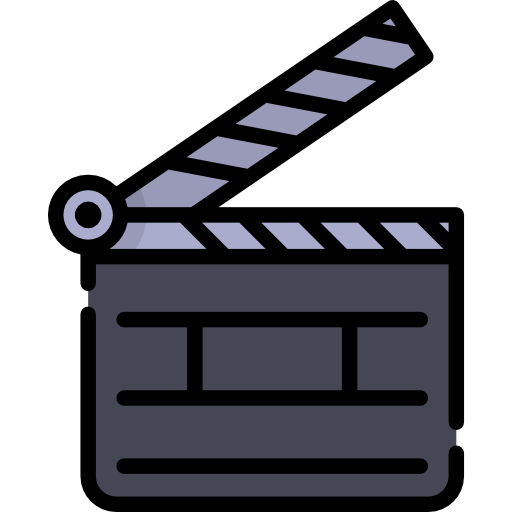 clapperboard Special Lineal color icon