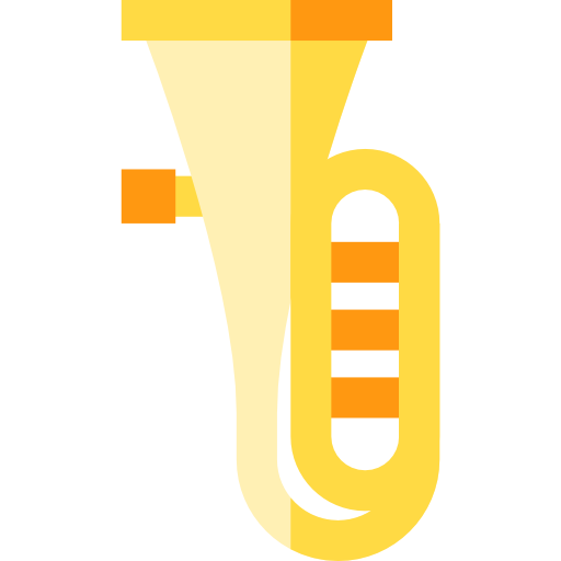 Tuba Basic Straight Flat icon