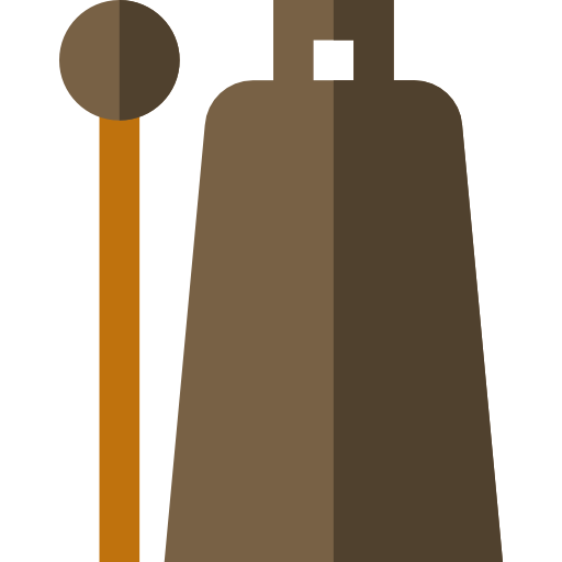 Cowbell Basic Straight Flat icon