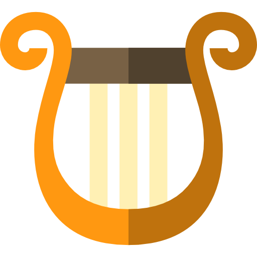 Harp Basic Straight Flat icon