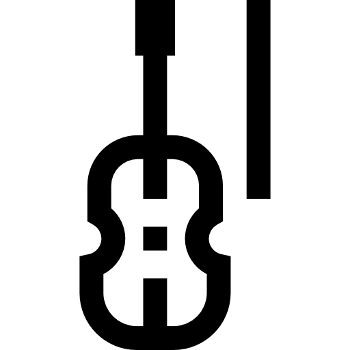 cello Basic Straight Lineal icon